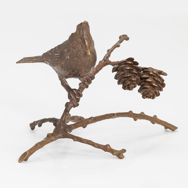 Osmi Nyström, Bird on a branch.