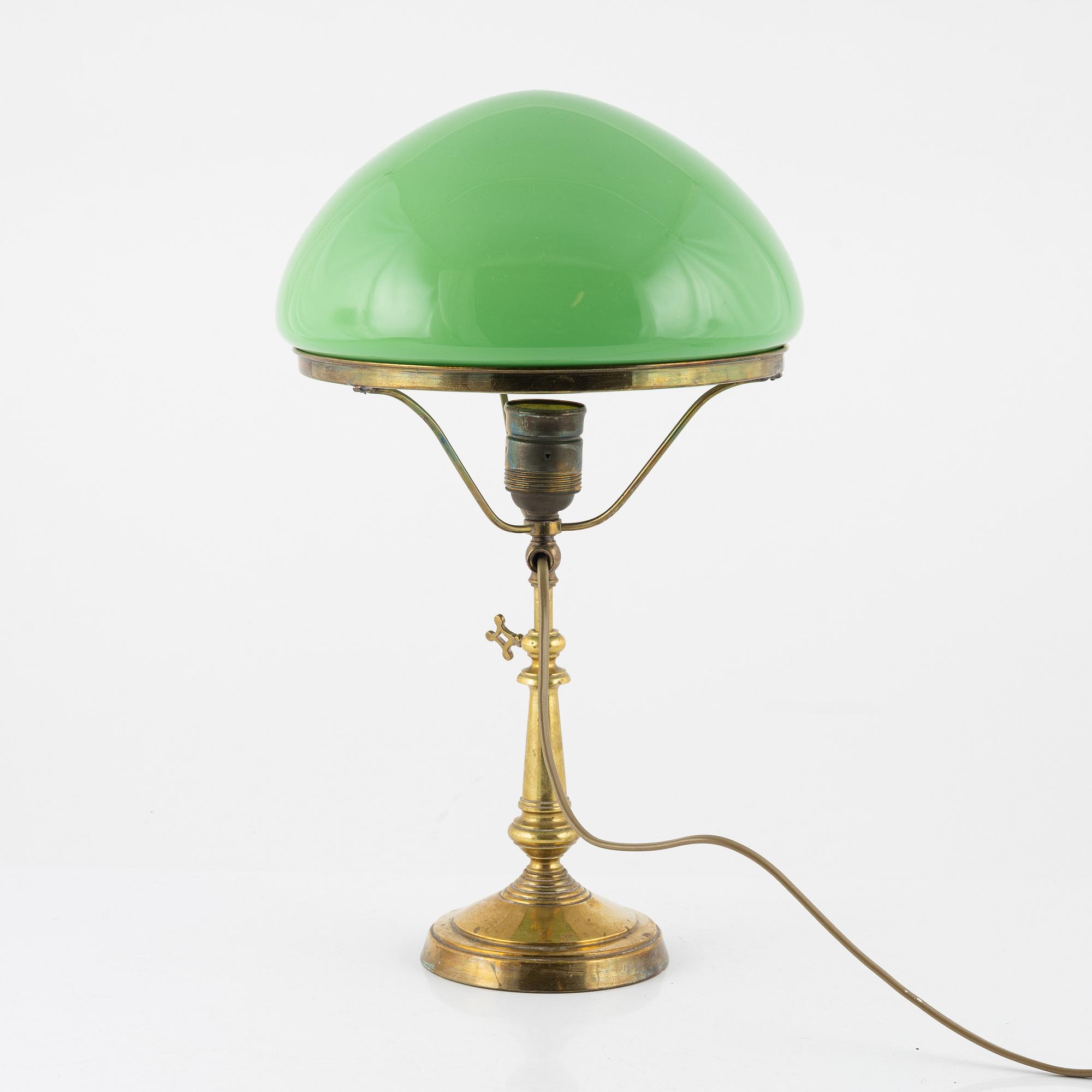 Bordslampa, 1900-talets första hälft.