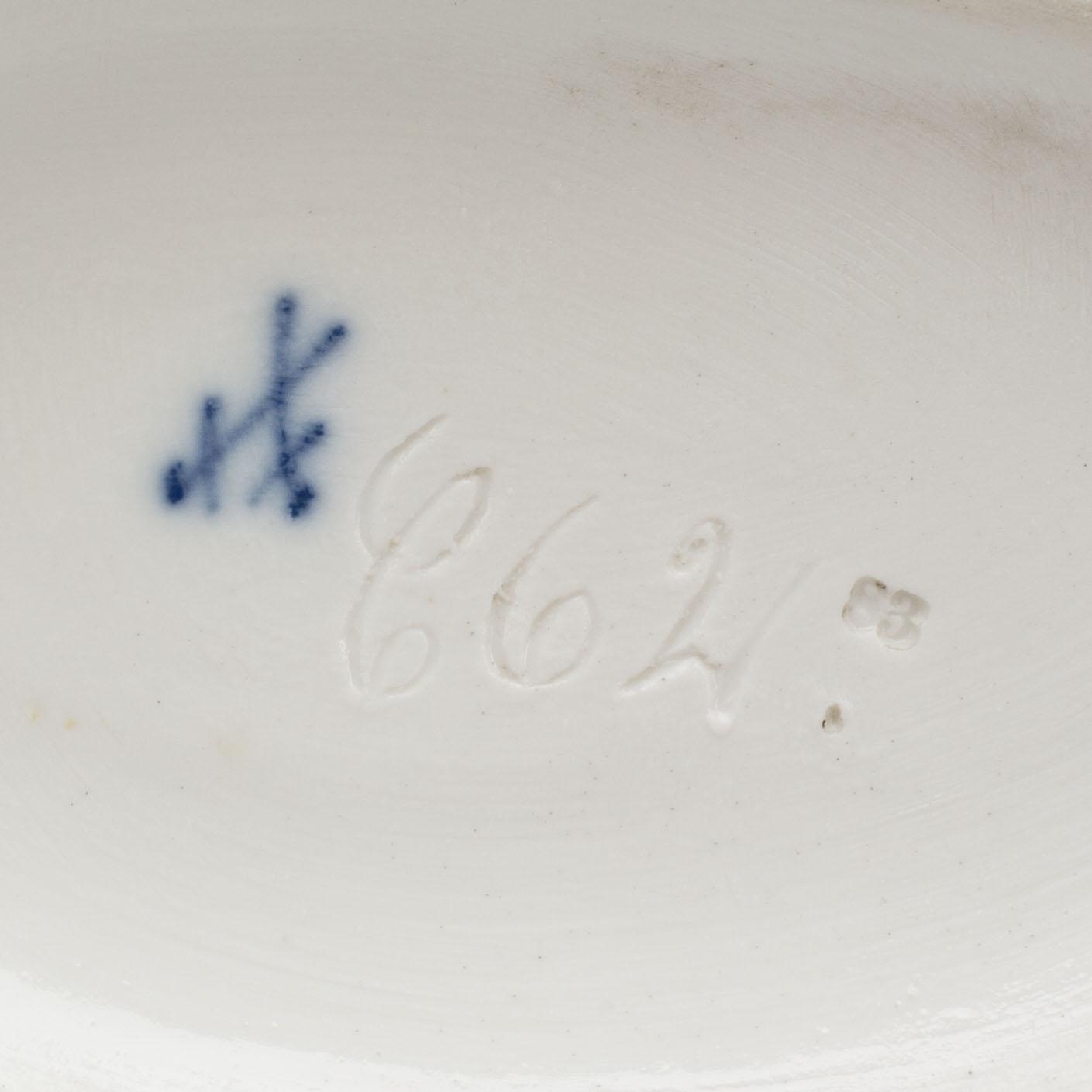 FIGURIN, porslin, Meissen, 1800-talets slut.