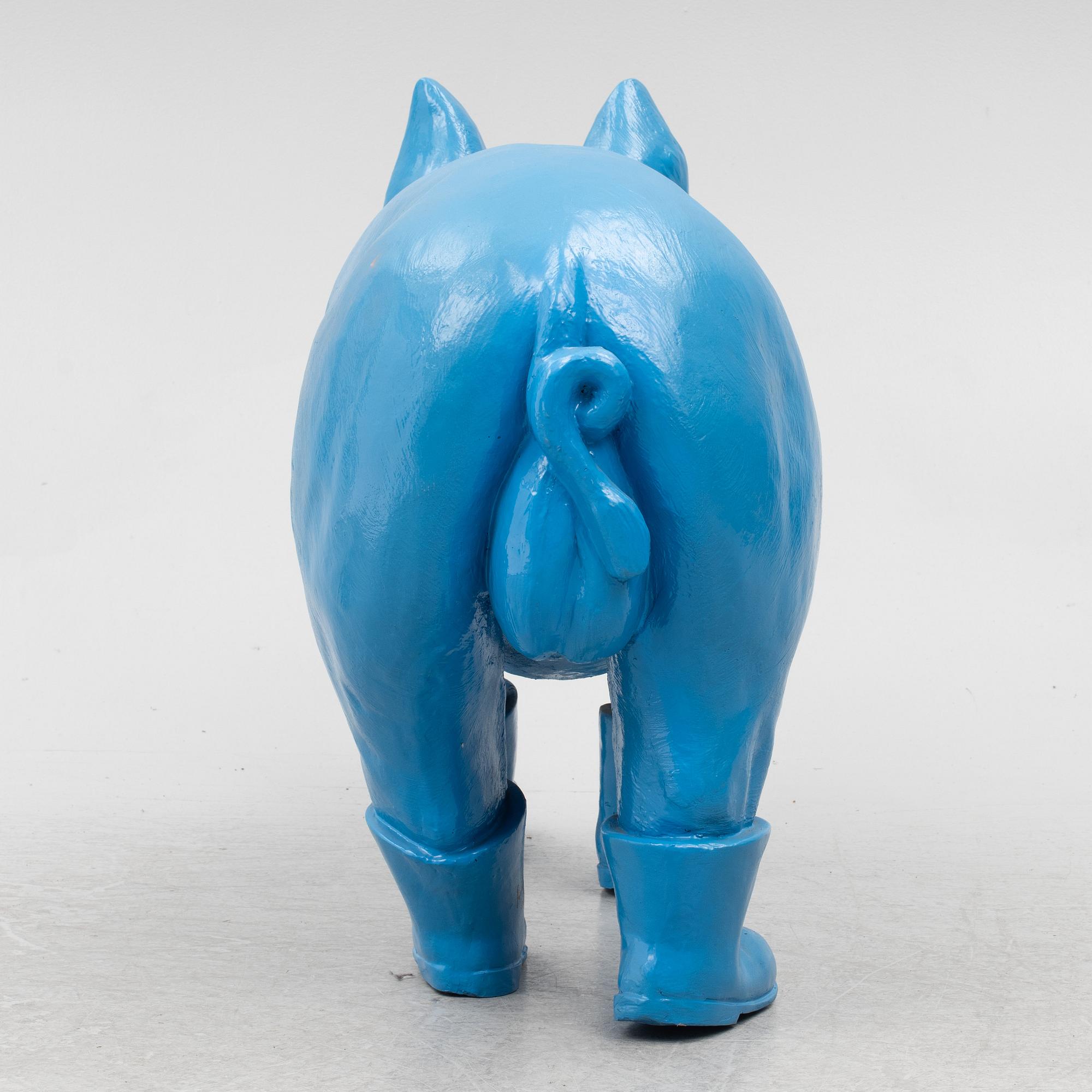 William Sweetlove, "Cloned blue father pig".