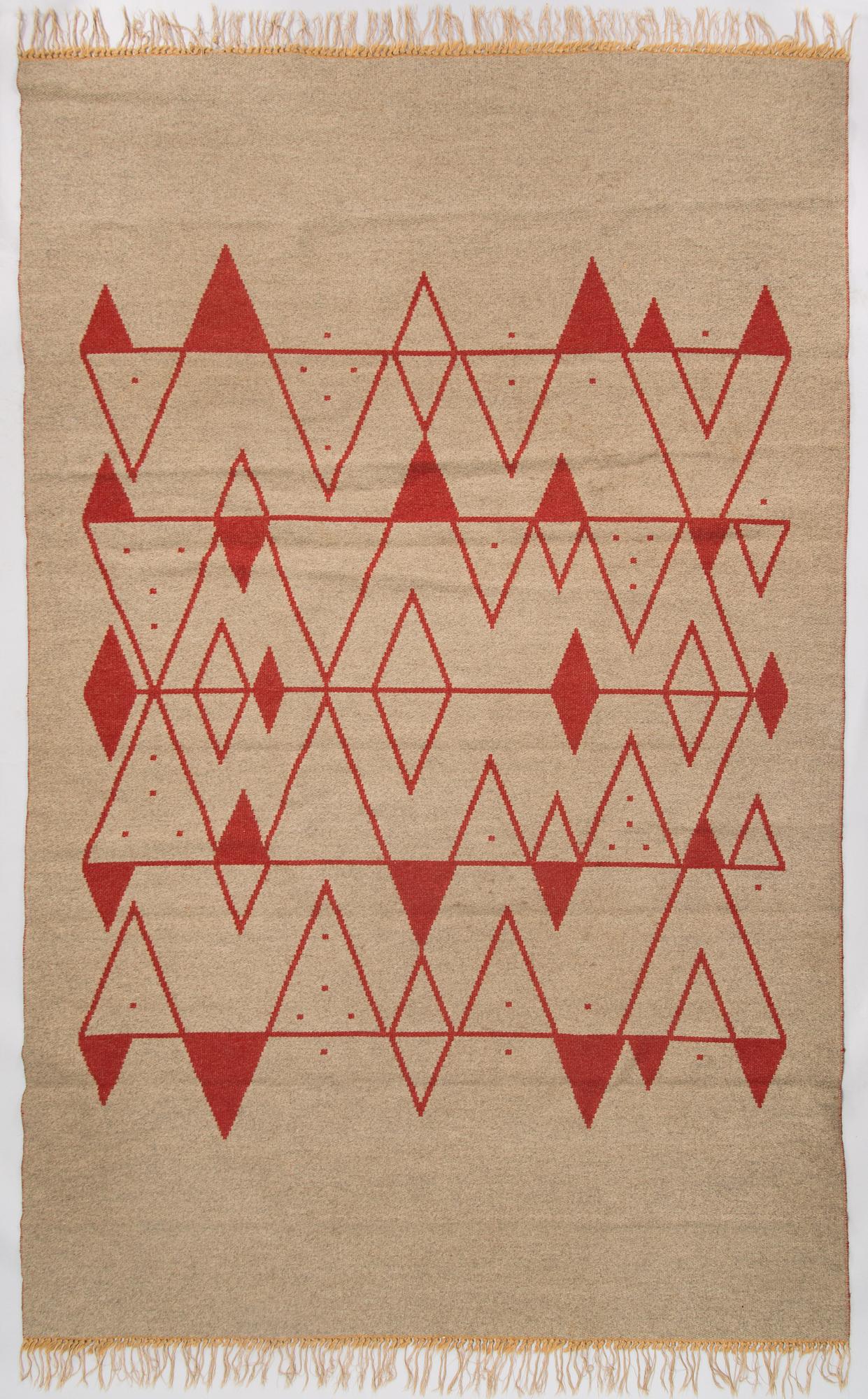 Carpet, lAappo Härkönen, Mattokutomo Oy, Vaasa, 1960s. Ca 245 x 190 cm.