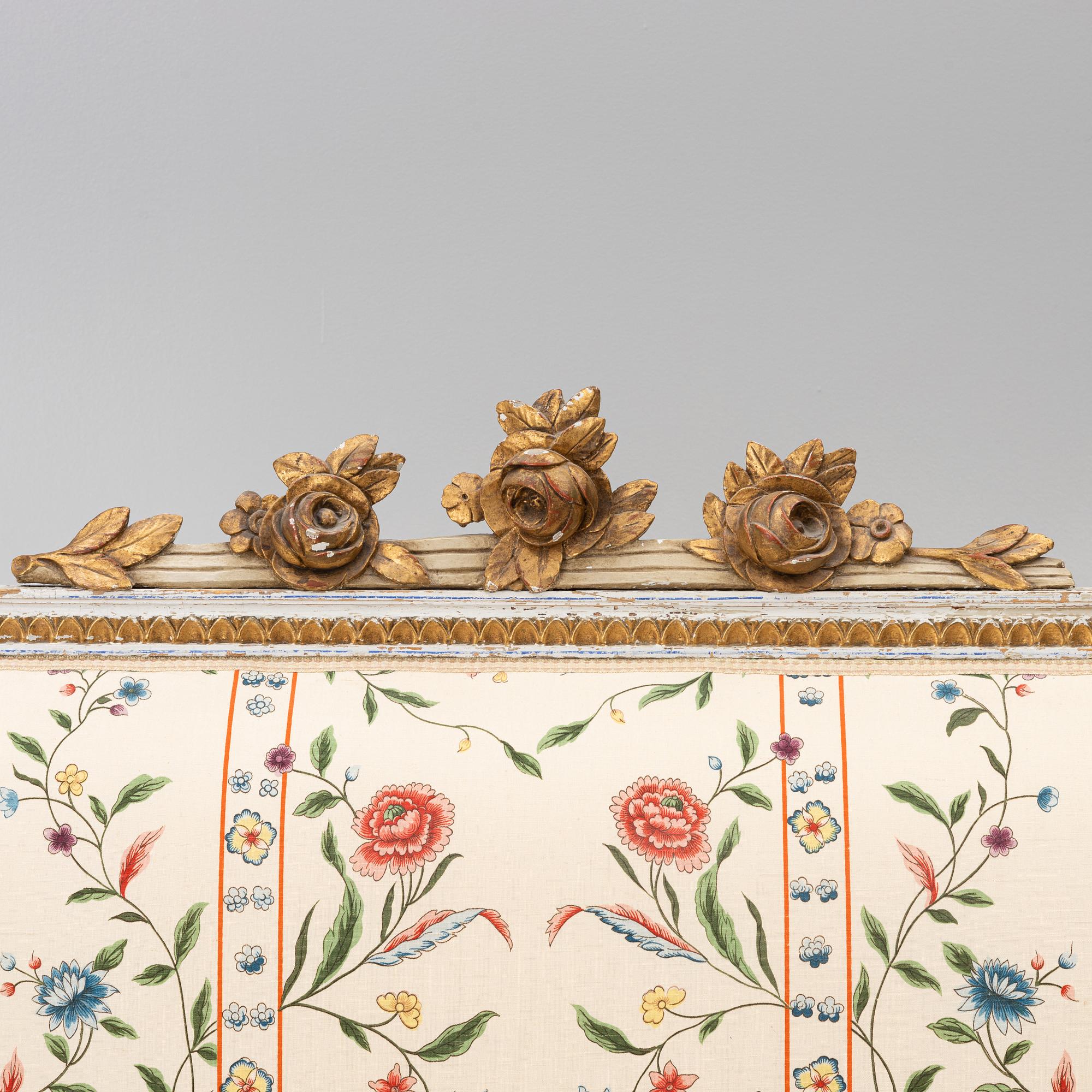 Sofa, Gustavian, circa 1800.