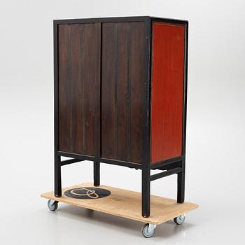 A Chinese lacquered cabinet, 20th century.