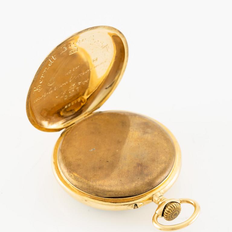 Alex Hüning, fickur, 50 mm.