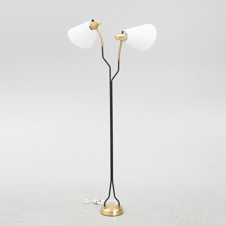 Floor lamp, "Swedish Modern", Eskilstuna Elektrofabriks AB, mid-20th century.