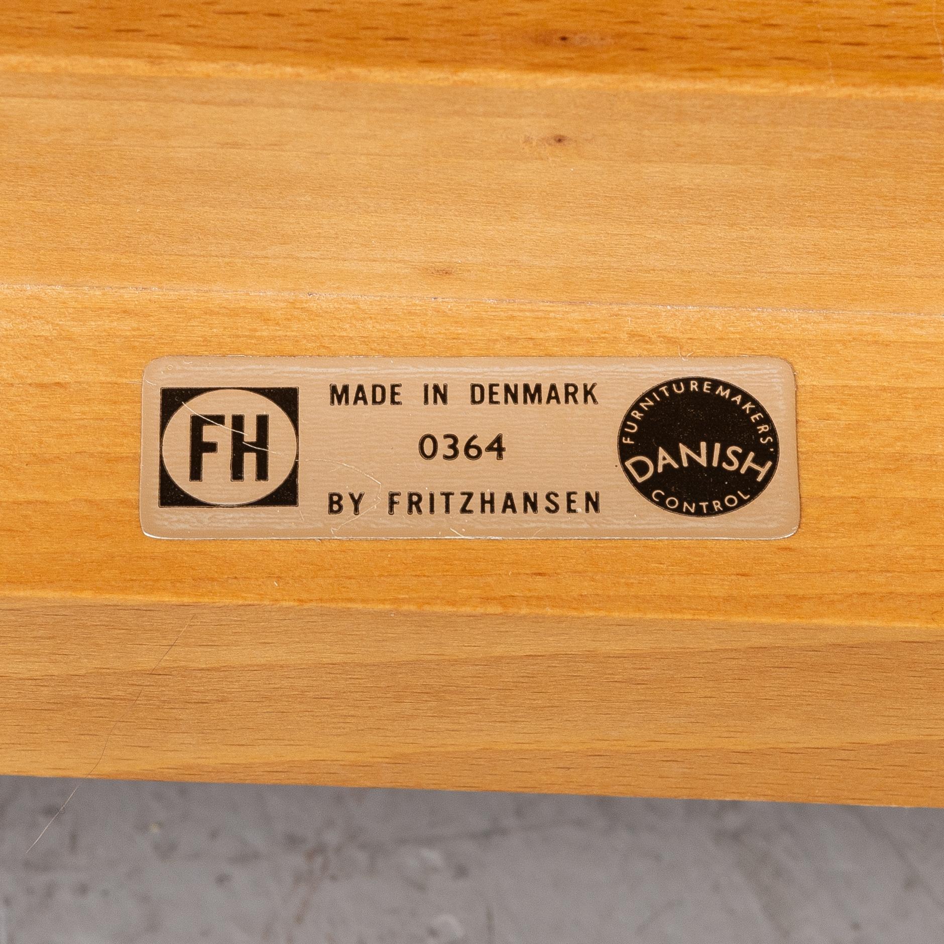 Børge Mogensen, soffa, "Tremme", Fritz Hansen, Danmark 1960/70-tal.