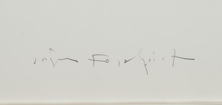 JÖRGEN FOGELQUIST, färglitografi, signerad och numrerad 240/260.