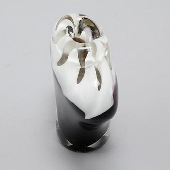 PAUL KEDELV, skålar, 2 st, samt vas, "Coquille" Flygsfors, 1950/60-tal.