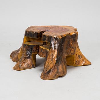 An early 20th-century pine ottoman / pedestal from Finland.