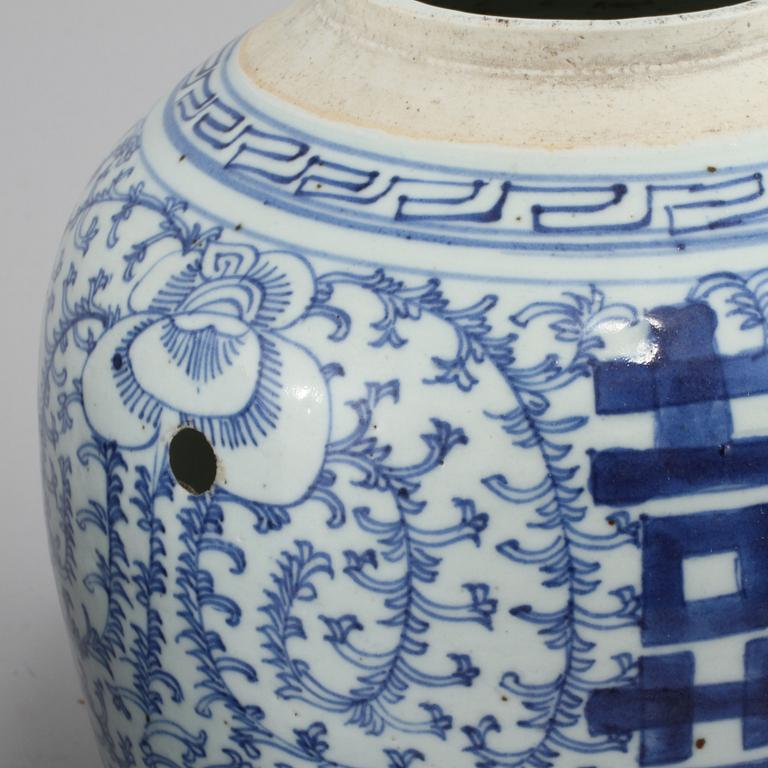 BOJANER, 2 st, porslin, Kina, 1800-tal.