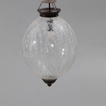 Ceiling lamp, Europe, first half of the 20th century.