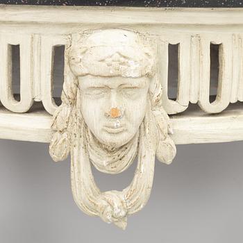 Konsolbord, sengustavianskt, omkring år 1800.