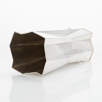 Tapio Wirkkala, a sterling silver vase 'TW6-4', Kultakeskus, Hämeenlinna 1971.