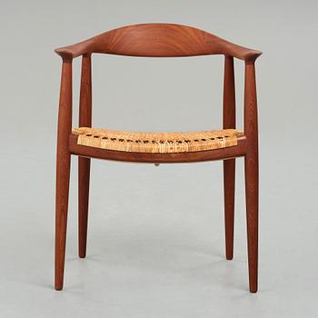 HANS J WEGNER, karmstol, "The Chair" modell "JH501" Johannes Hansen, Danmark, 1950-tal.
