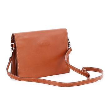 RALPH LAUREN, a leather shoulderbag / clutch, "Saddle".