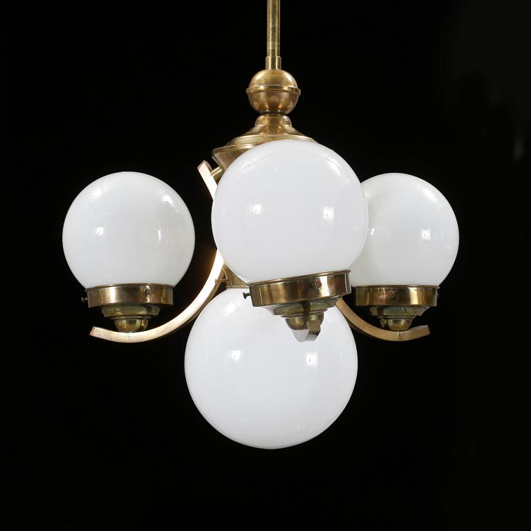 TAKLAMPA, art deco, 1940-tal.