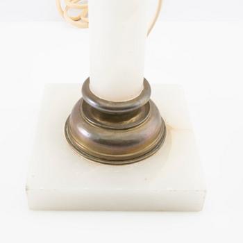 Bordslampa, empire-stil 1900-talets första hälft.