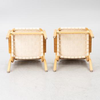 Alvar Aalto, Armchairs, a pair, model 45, Artek, Finland.