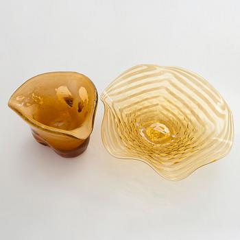 Maljoja, 4 kpl, Kauklahden Lasitehdes 1923 -1952.