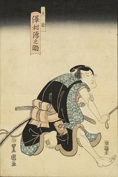 Utagawa Toyokuni I, färgträsnitt, Japan, 1800-talets första hälft.