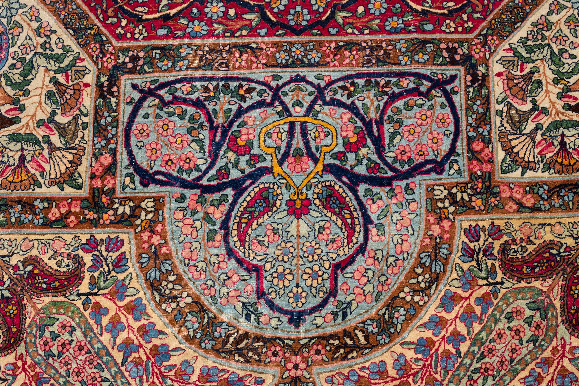Matto, semi-antique Kerman, ca 457,5 x 317 cm.