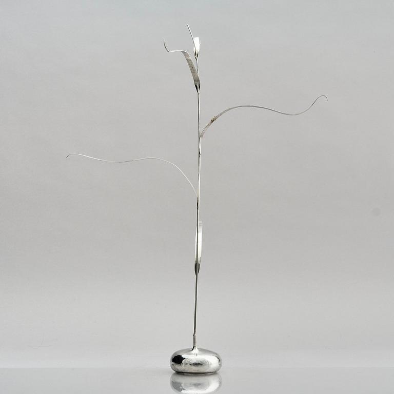 Olle Ohlsson, a sterling silver sculpture, Stockholm, Sweden 1998.