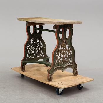 A first half of the 20th century garden table.