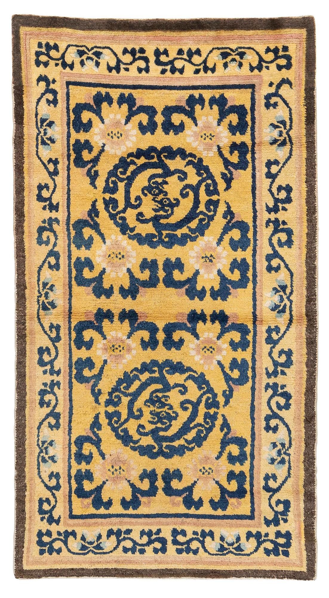 Matta, antik, Ningxia, Qingdynastin, 1700-tal, 152 x 83 cm.