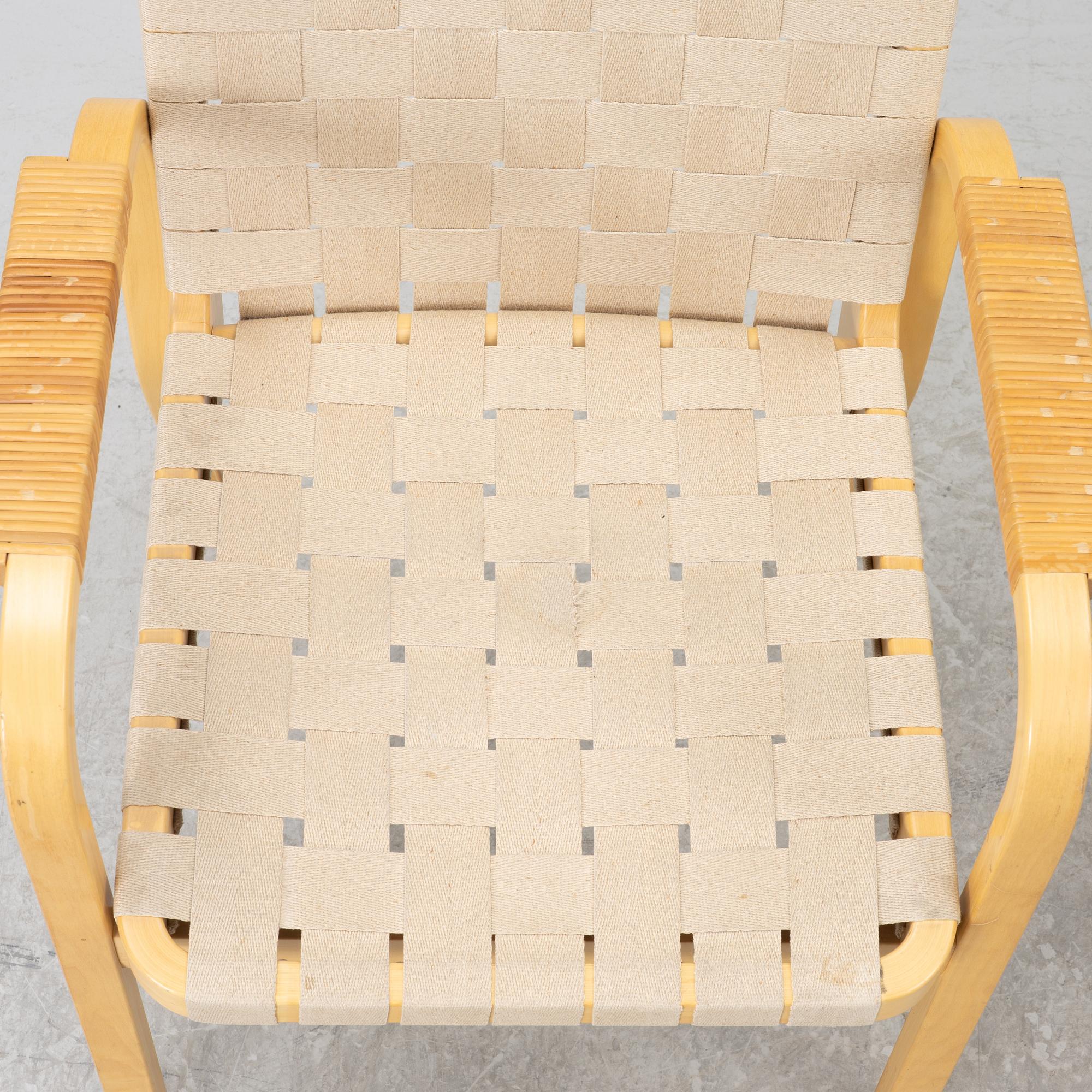 Alvar Aalto, Armchairs, a pair, model 45, Artek, Finland.