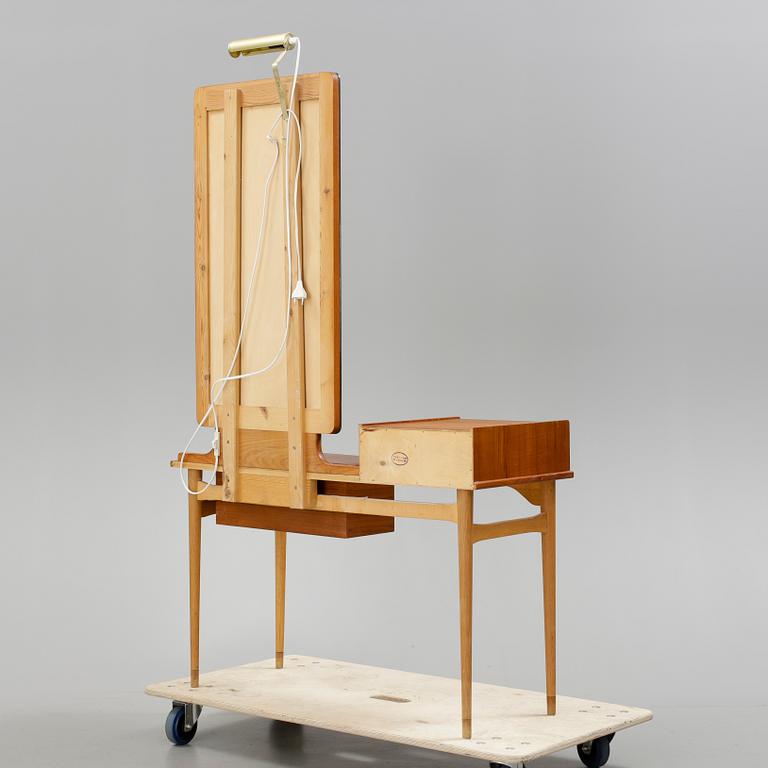 TOILETTBORD, teak, Danmark, 1950/60-tal.