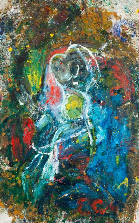 ERLAND CULLBERG, olja på duk, monogramsign.