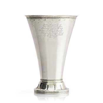 278. A Swedish silver beaker, mark of Simson Ryberg, Stockholm 1797.