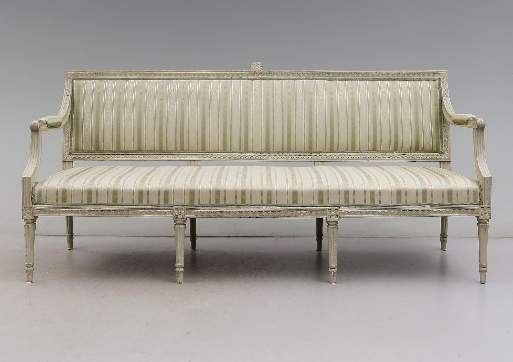 SOFFA, gustaviansk, sent 1700-tal.