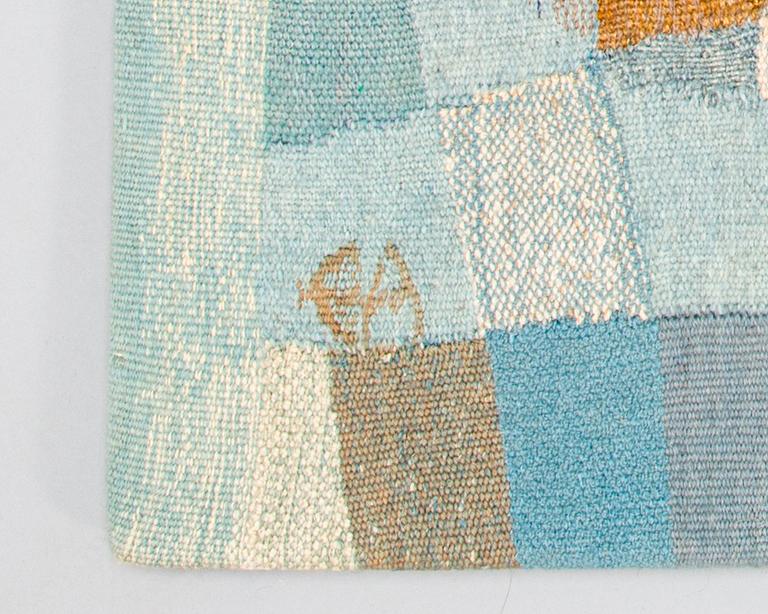 Eva Anttila, bildväv, signerad EA.