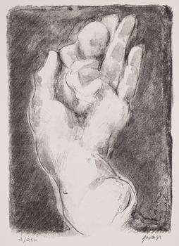 Gudmar Olovson, lithograph. Signed Gudmar and numbered 2/250 in pencil.