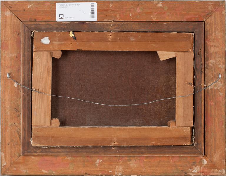 OSCAR TÖRNÅ, olja på duk. Sign och dat -72.