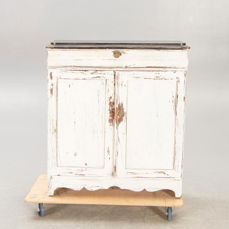 A painted late 19th century sideboard.