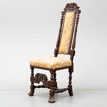 A first half of the 18th century late baroque chair.