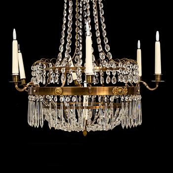 A circa 1900 chandelier.