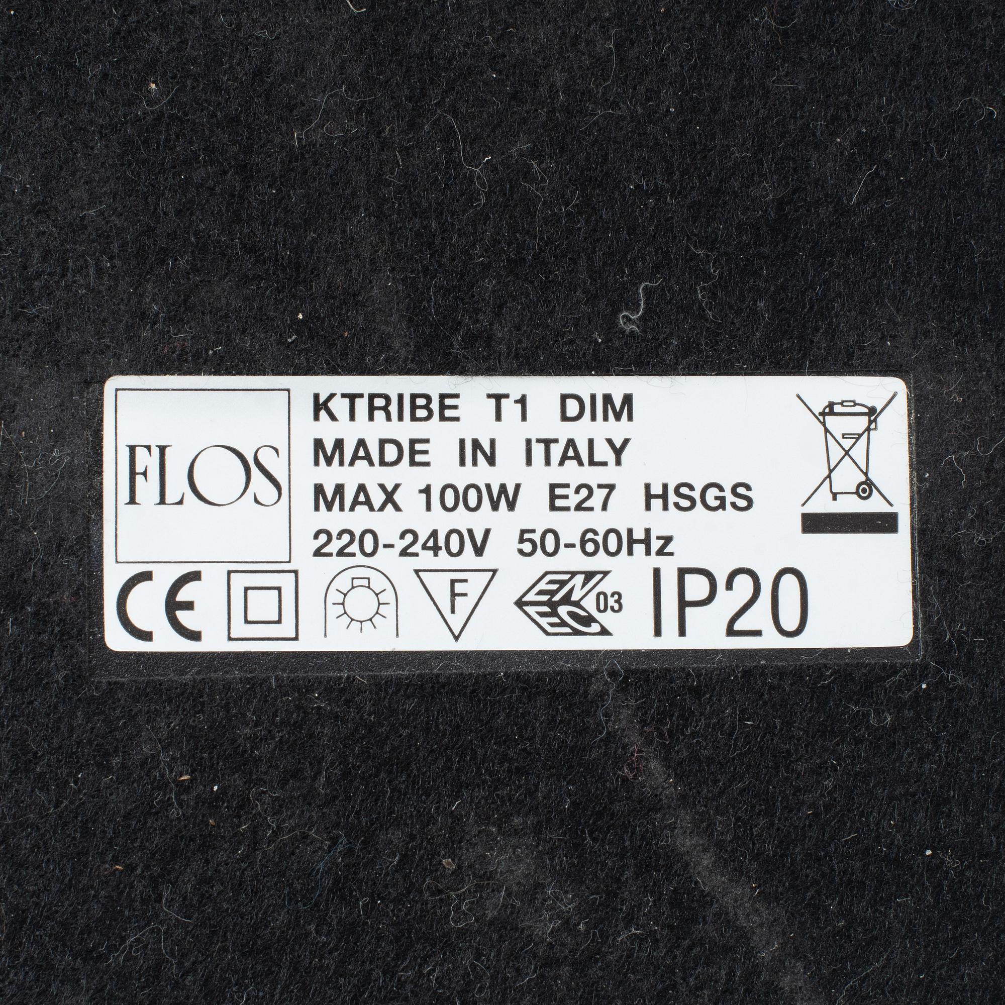 Philippe Starck, a 'K-Tribe' table lamp, Flos.