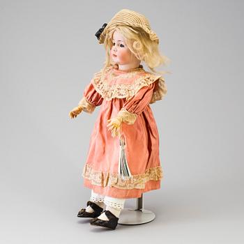 A bisque head doll 117A by Kämmer & Reinhardt, Germany, ca 1911.