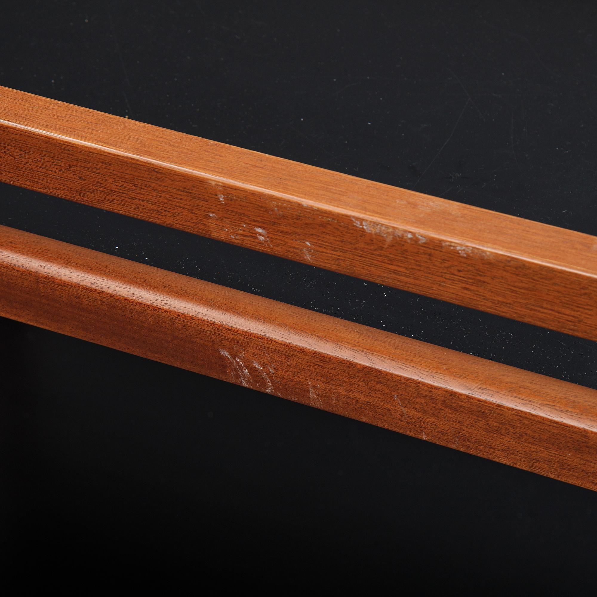Børge Mogensen, a model '5370' teak and laminate trolley from Frederica Stolefabrik, Denmark.