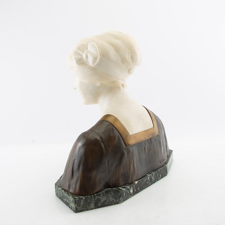 Richard Pauli, Sculpture Bust of a Young Woman.