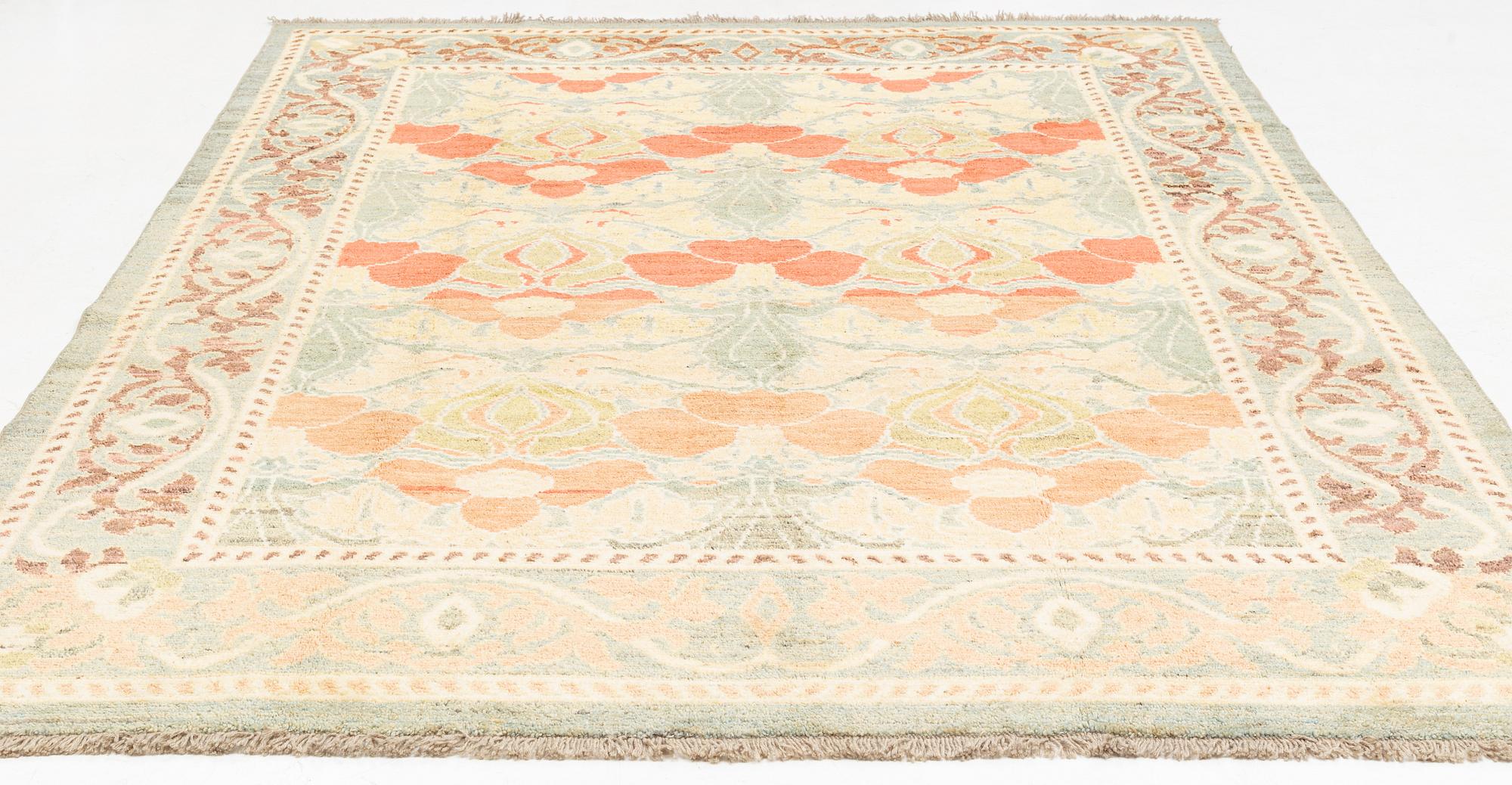 Matta, Västpersisk, "Arts and Crafts-mönster", c. 342 x 247 cm.