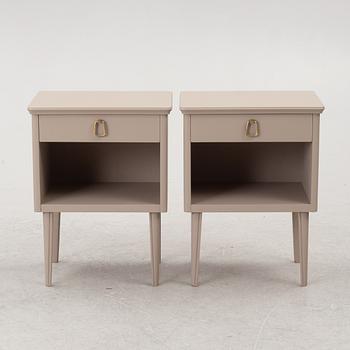 Sängbord, ett par, 1900-talets mitt.