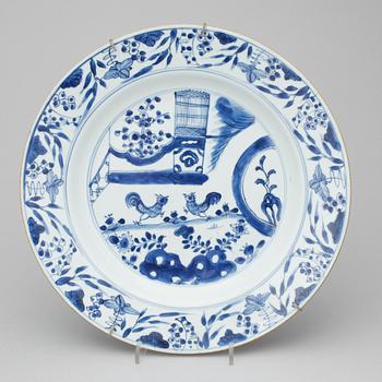 FAT, 9 st, porslin, Kina, Kangxi (1662-1722).