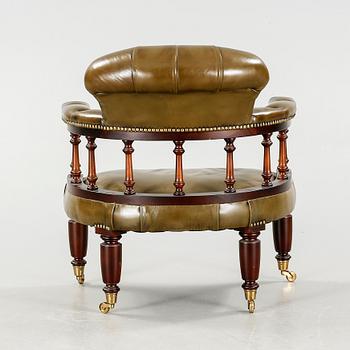 A arm chair from the latter half of the 20th century.