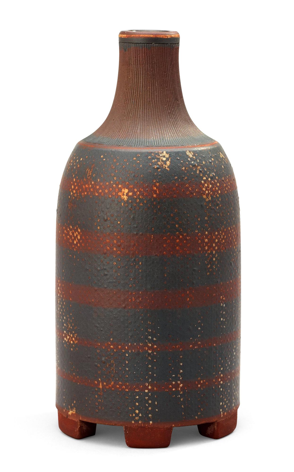 A Wilhelm Kåge 'Farsta' stoneware vase, Gustavsberg studio 1956.