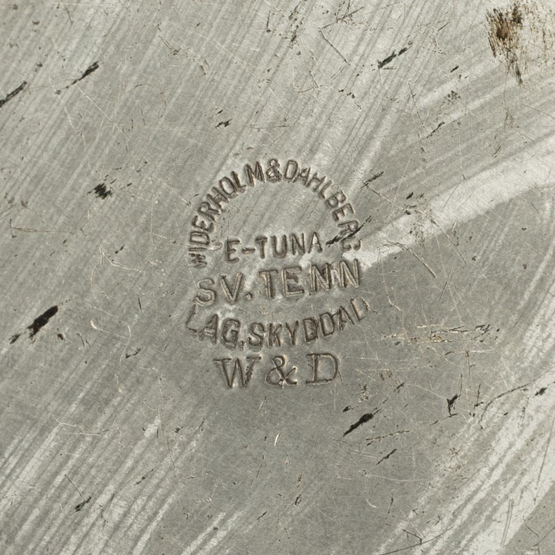 A pewter box by Widerholm & Dahlberg, Eskilstuna, Sweden. 1930's/40's.