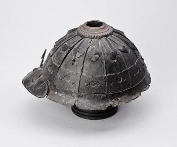 HJÄLM, järn, Japan, 1600/1700-tal.